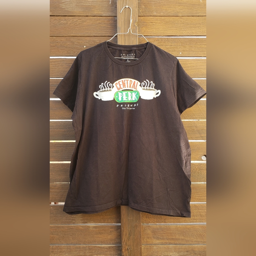 FRIENDS Black Short Sleeve Tee